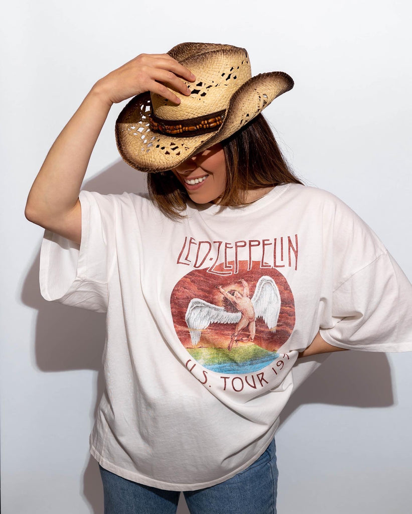 LED ZEPPELIN TOUR 1975 GRAPHIC TEE