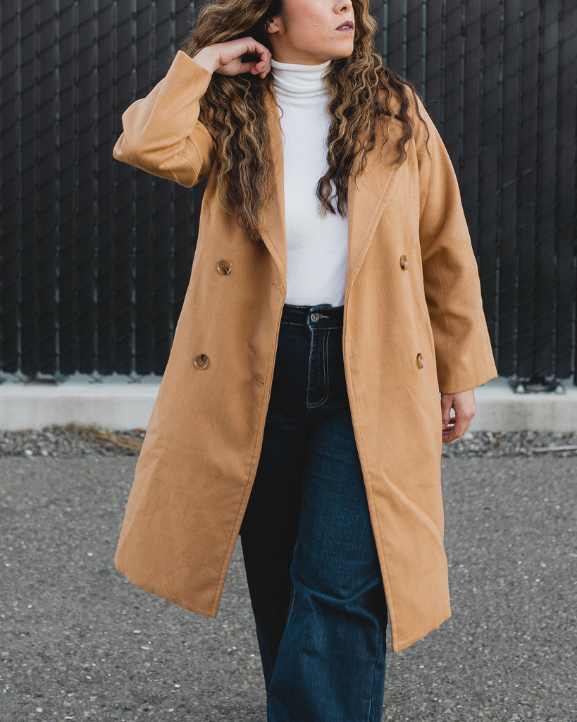 OVERSIZED DOUBLE BREASTED TRENCH COAT